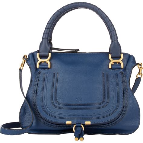 chloe marcie medium satchel blue|chloe marcie medium shoulder bag.